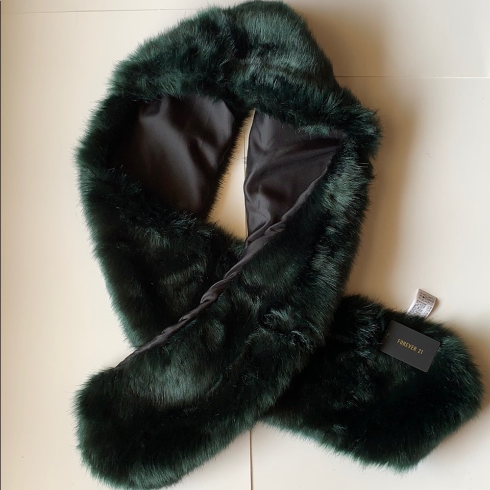 Faux fur scarf